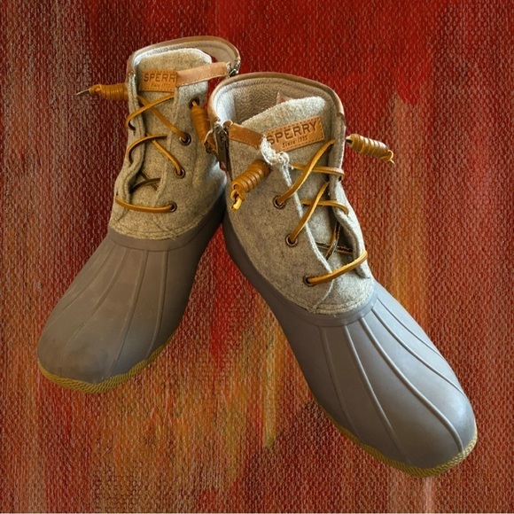 Sperry Shoes - SPERRY TOP SIDER Women’s Wool Embossed Saltwater Duck Boots